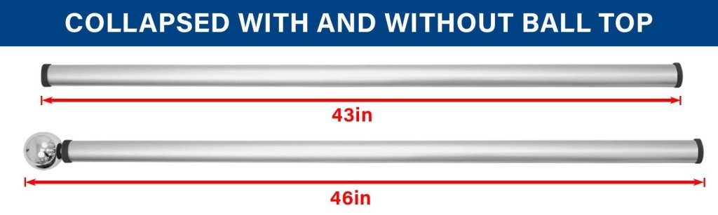 20ft Deluxe Fiberglass Pole - Flags Importer