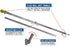 6ft Spinning Stabilizer Flag Pole & Adjustable Bracket Kit (Silver) - Flags Importer