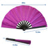 Glitter Purple X-Large Hand Fan