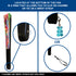 Mushroom (Tie Dye) Blacklight X-Large Hand Fan