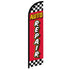 Auto Repair (Red Checkered) Windless Banner Flag - Flags Importer