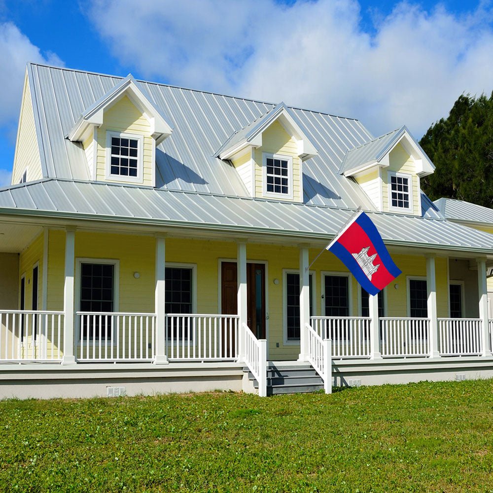Cambodia Flag 3x5ft Poly - Flags Importer