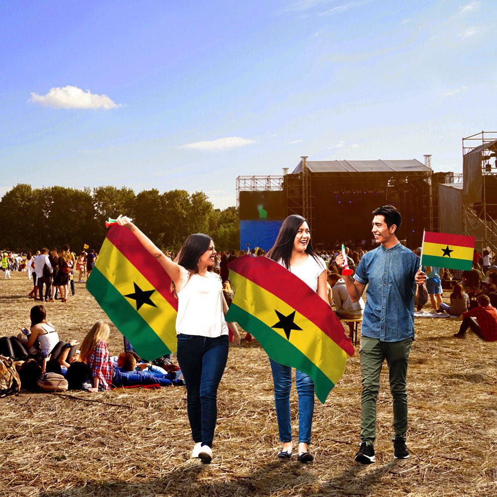 Ghana Flag 3x5ft Poly - Flags Importer