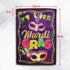 H&G Studios Mardi Gras (Carnival) 12x18in Garden Flag - Flags Importer