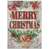 H&G Studios Merry Christmas (Holly) 12x18in Garden Flag - Flags Importer