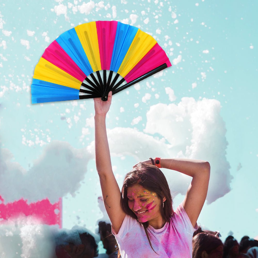 Pansexual X - Large Hand Fan - Flags Importer