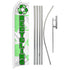 Recycling Super Flag & Pole Kit - Flags Importer