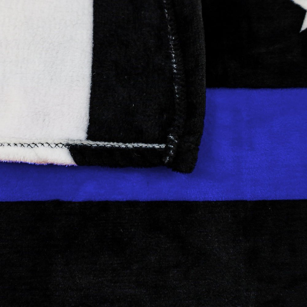 Thin Blue Line Soft Plush 50x60in Blanket - Flags Importer